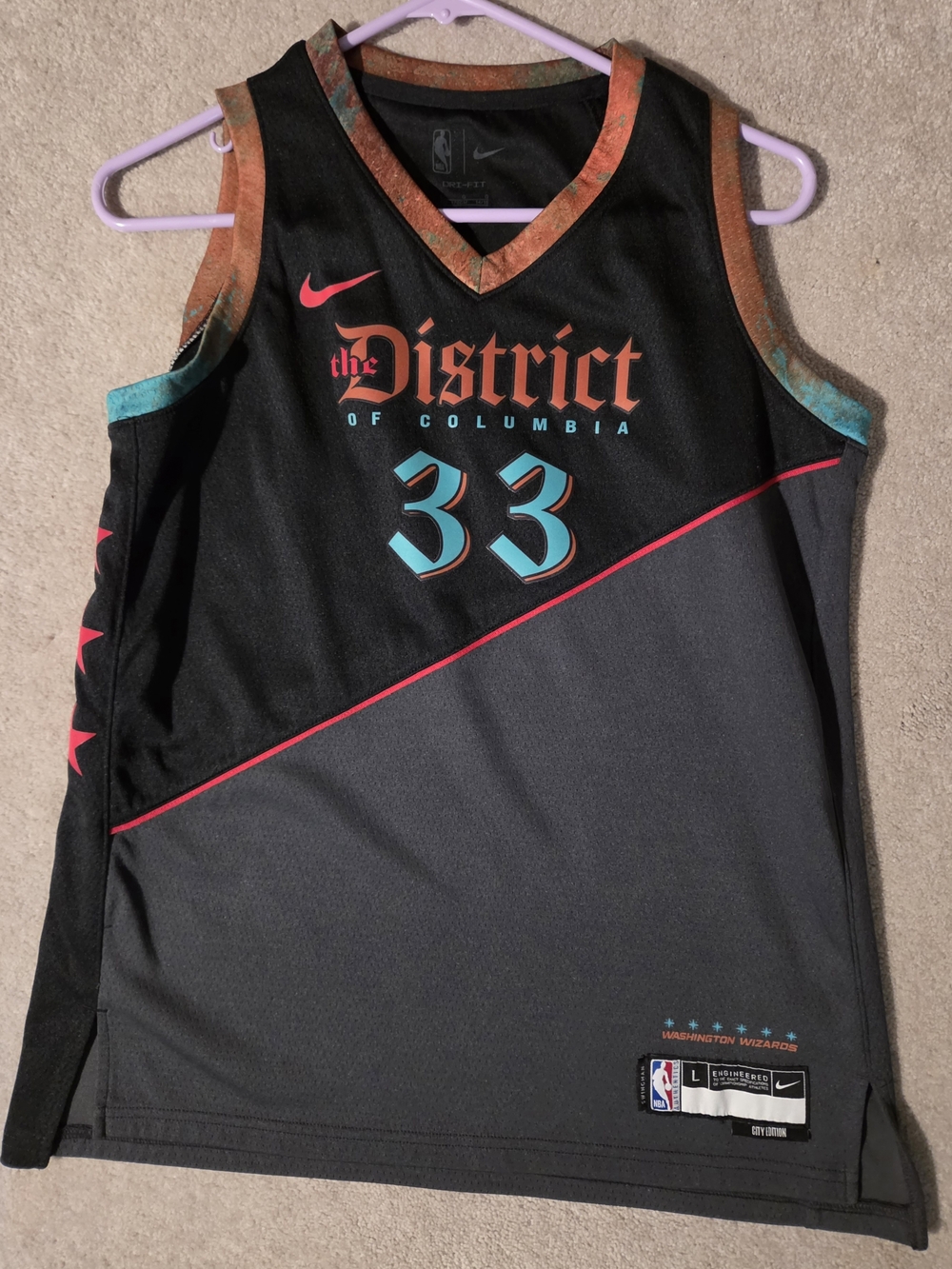 Nike Washington Wizards "City Edition" Jersey